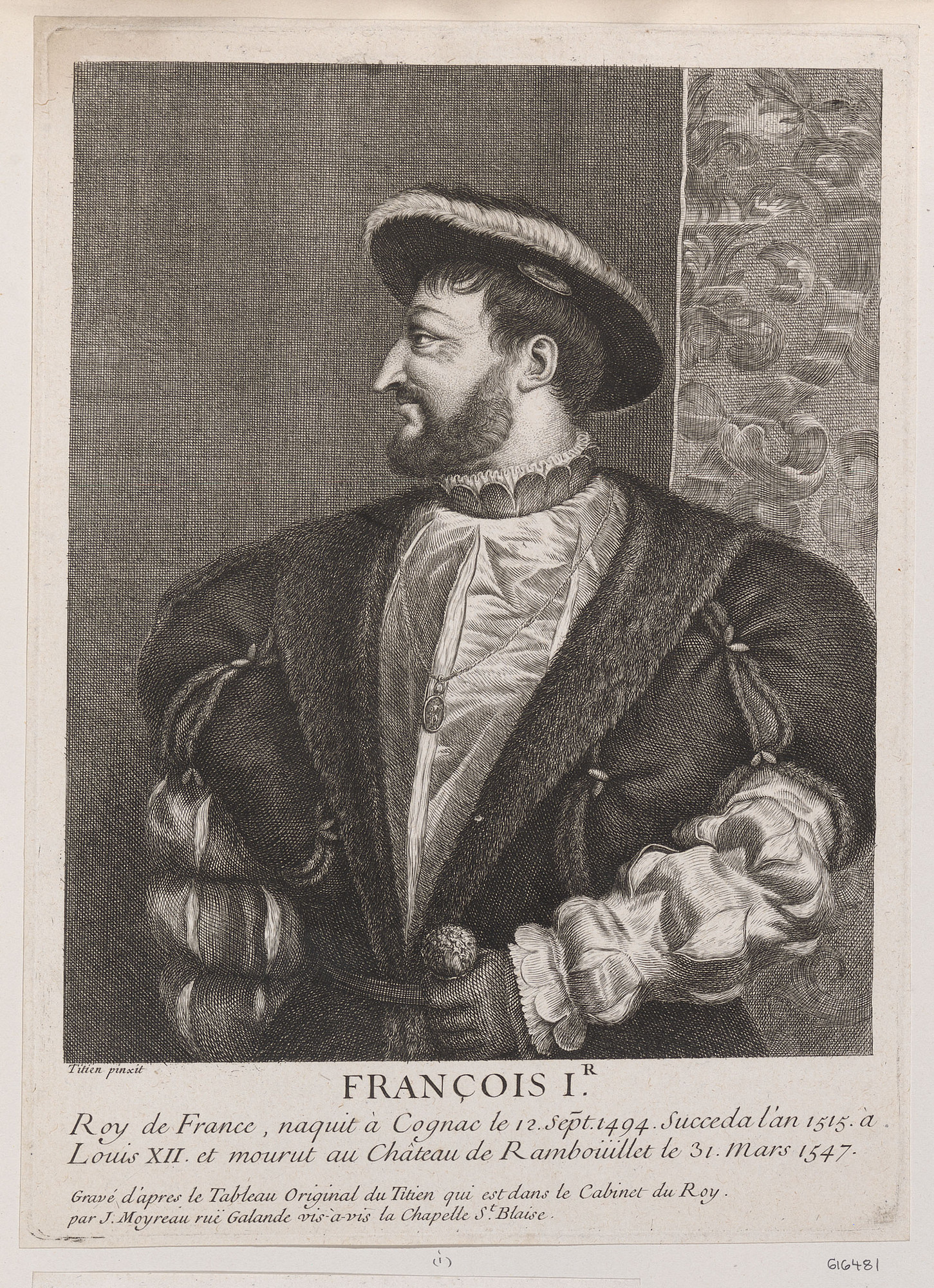 Jean Moyreau (1690-1762) - FRANCOIS I