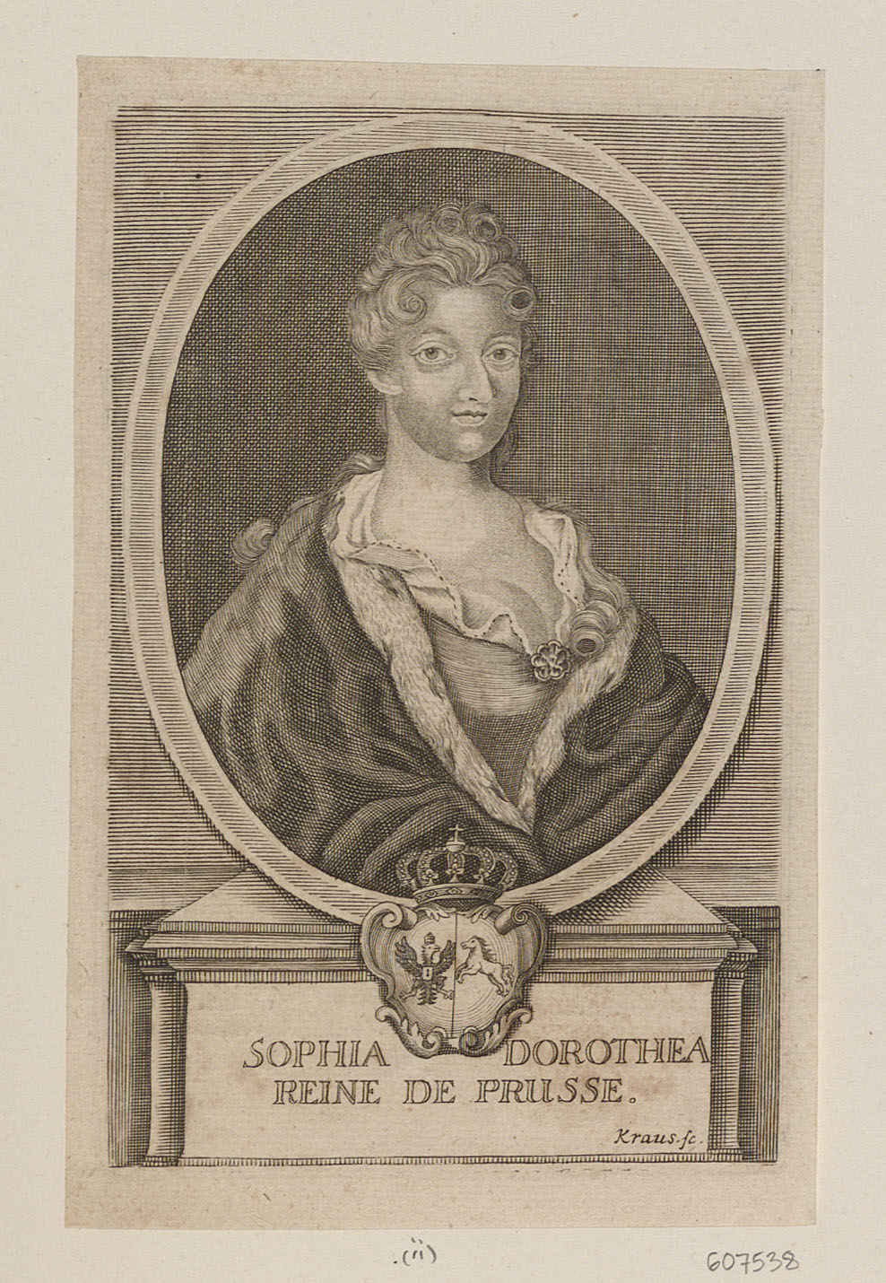 Kraus SOPHIA DOROTHEA REINE DE PRUSSE