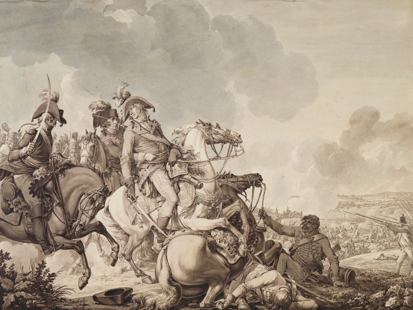 Jacques François Joseph Swebach (1769-1823) - The Death of Général ...