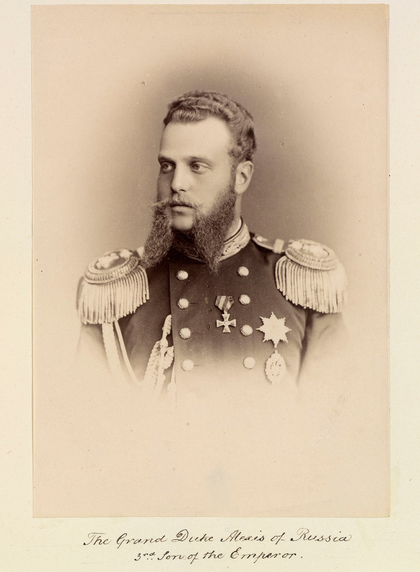 Великий князь владимир александрович фото Charles Bergamasco (1830-96) - Grand Duke Alexei Alexandrovich (1850-1908)