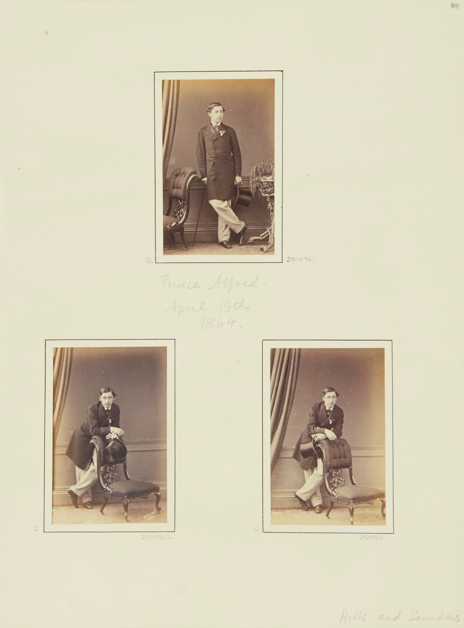 Hills & Saunders (1852-2019) - Prince Alfred, later Duke of Edinburgh ...