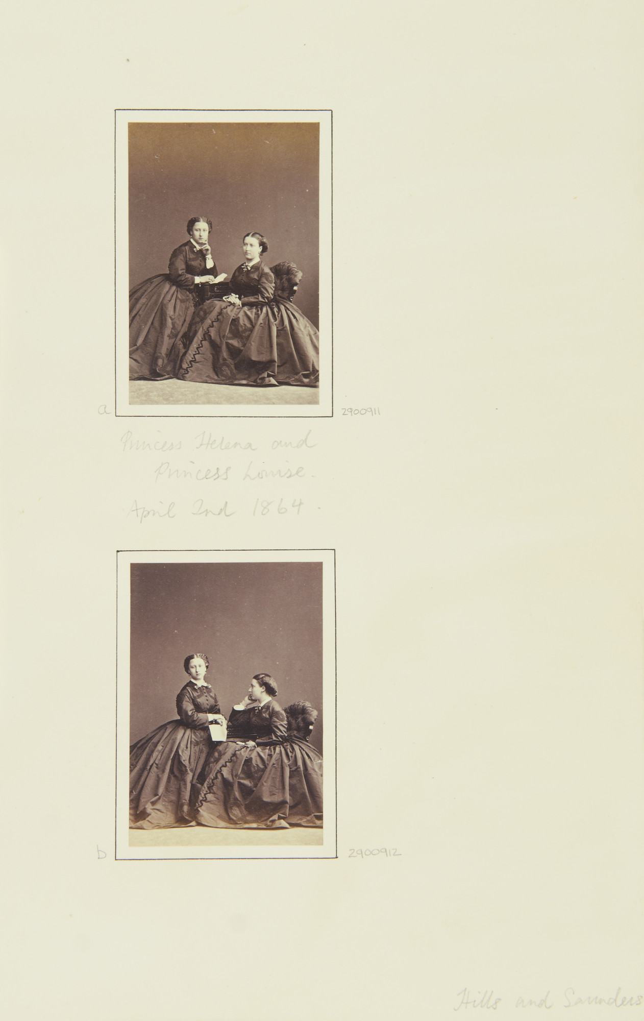 Hills & Saunders (1852-2019) - Princess Helena and Princess Louise ...