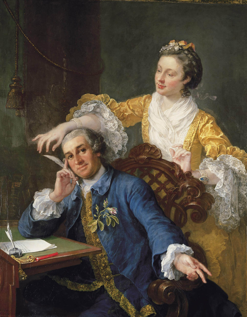 The celebrated actor-manager David Garrick (1717-79) was one of the most frequently painted subjects in eighteenth-century Britain. Despite their close friendship, formed after Hogarth painted Garrick as the King in William Shakespeare's Richard III in 17