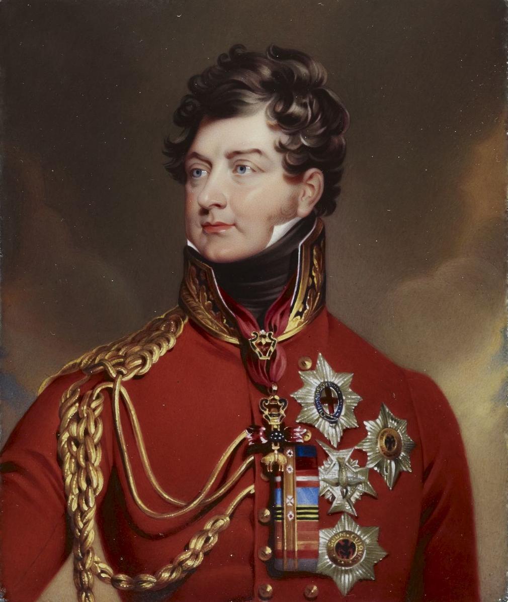 Portrait of George IV by Henry Pierce Bone