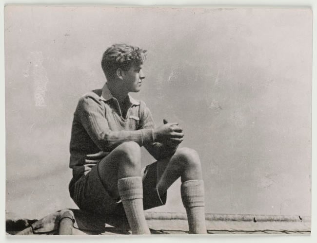 Prince Philip of Greece at Gordonstoun School, c. 1938