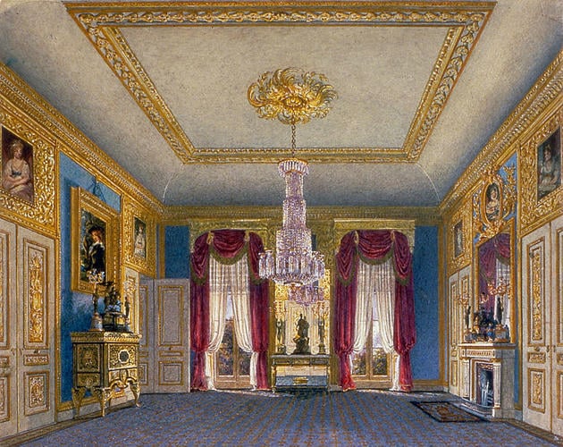 The Ante-Room, looking south, Carlton House The Ante-Room, looking south, Carlton House