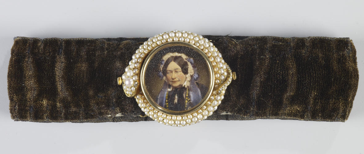 Bracelet with a miniature of Victoria, Duchess of Kent (1786-1861)