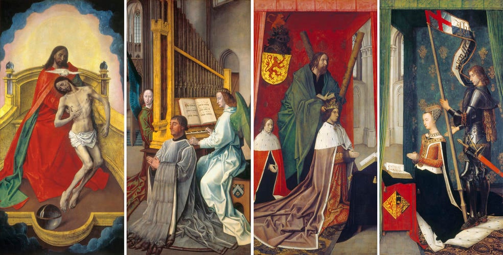 The Trinity Altarpiece panels