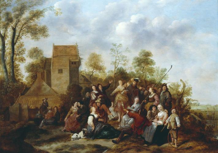Peasants Merrymaking out of Doors