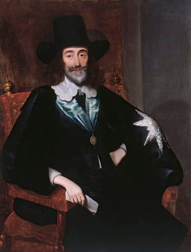 Charles I (1600-1649) at his Trial