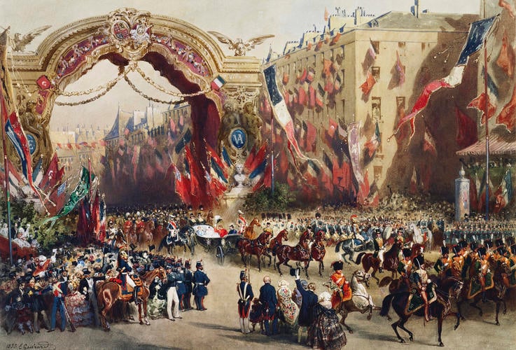 Queen Victoria's entry into Paris, 18 August 1855