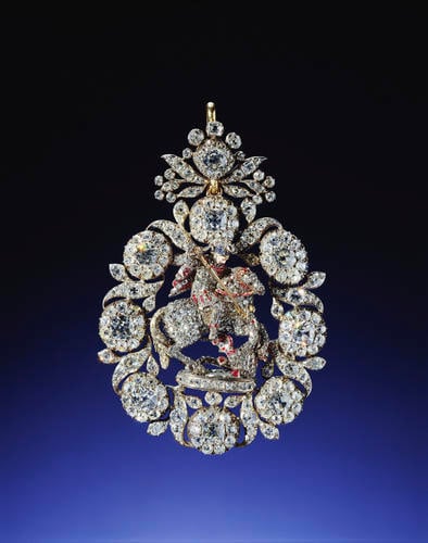 Order of the Garter (England). George III's collar badge (Great George)