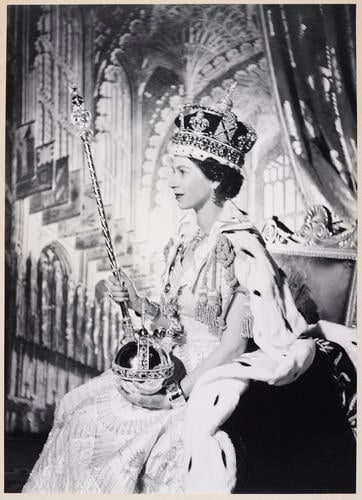 Coronation Portrait of Her Majesty Queen Elizabeth II (b. 1926), 1953