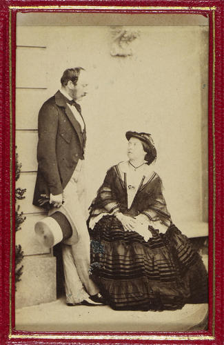 Queen Victoria and Prince Albert, Prince Consort at Osborne Queen Victoria and Prince Albert, Prince Consort at Osborne