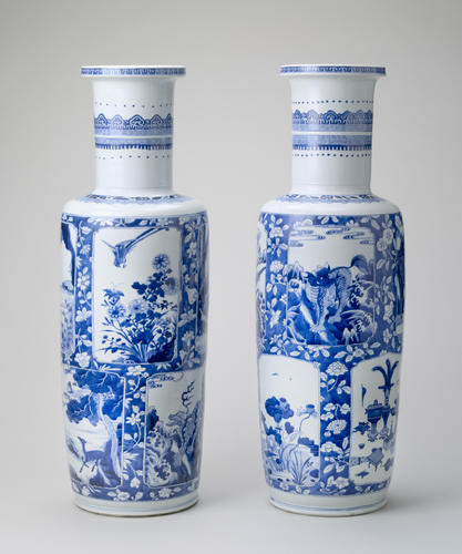 Master: Pair of vases