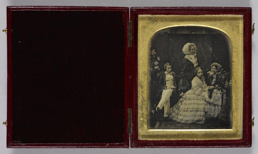 Queen Victoria, Princess Mary, Duchess of Gloucester, the Prince of Wales and Princess Alice, Gloucester House Queen Victoria, Princess Mary, Duchess of Gloucester, the Prince of Wales and Princess Alice, Gloucester House