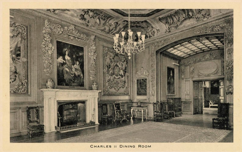 Charles II Dining Room, Windsor Castle Charles II Dining Room, Windsor Castle
