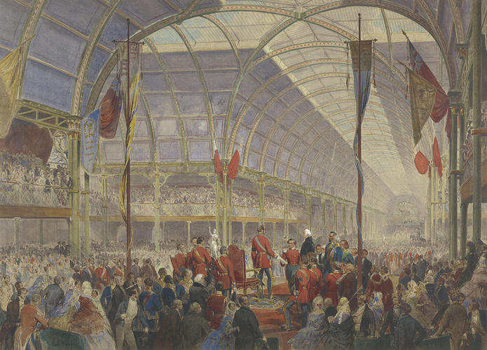 Prince Albert opening the Art Treasures Exhibition at Manchester, May 5th 1857