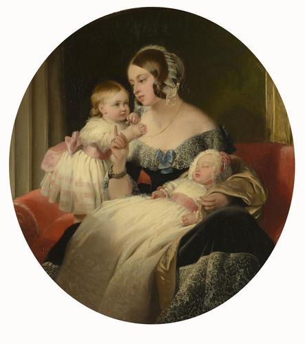 Queen Victoria with the Princess Royal and the Prince of Wales Queen Victoria with the Princess Royal and the Prince of Wales