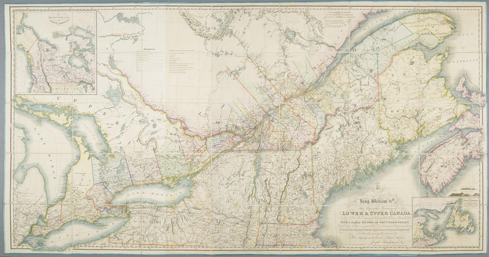 The British Dominions in North America . . . ; map / by Joseph Bouchette