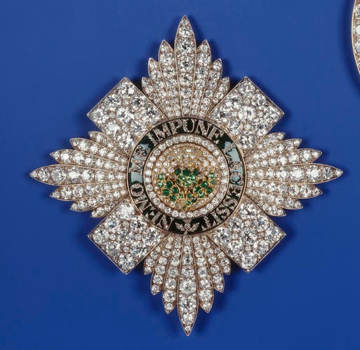 Order of the Thistle. King George V's star
