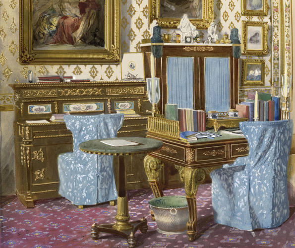 Prince Consort's Sitting Room, Windsor, c. 1860