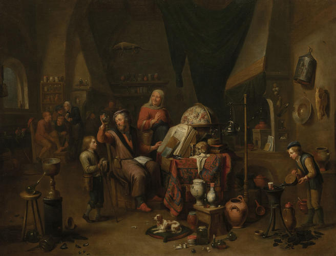A Physician in his Study