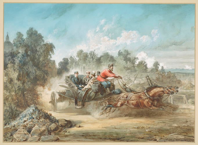 Prince Alfred driving at Oranienbaum, August 1862 Prince Alfred driving at Oranienbaum, August 1862