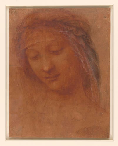 The head of the Madonna (?) The head of the Madonna (?)