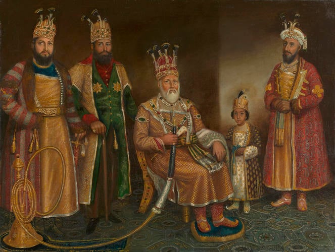 Akbar Shah II and his sons
