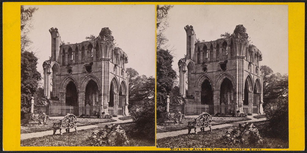 Dryburgh Abbey - Tomb of Sir Walter Scott Dryburgh Abbey - Tomb of Sir Walter Scott