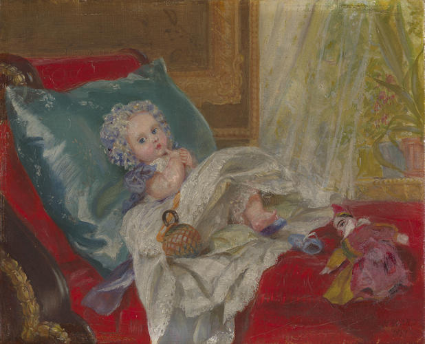 Princess Beatrice, later Princess Henry of Battenberg (1857-1944) when a Child