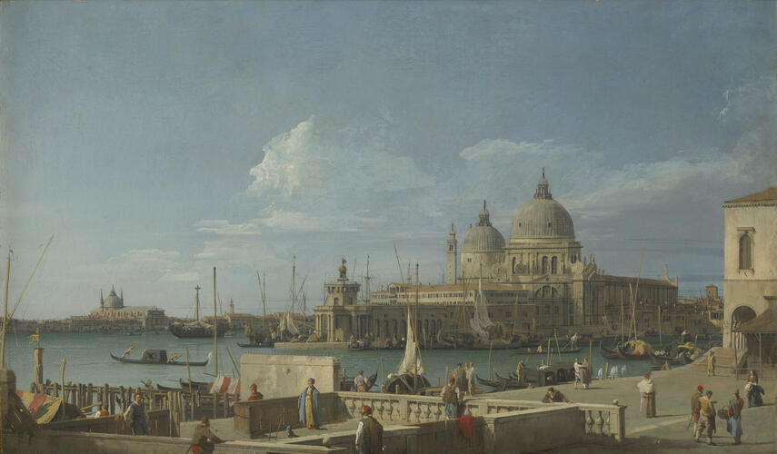 Venice: The Molo towards the Dogana and S. Maria della Salute