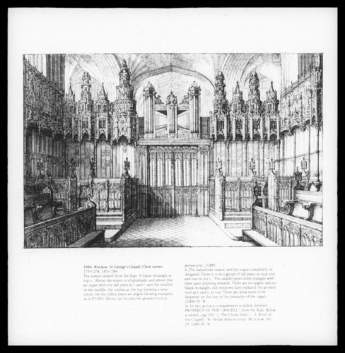 Windsor: St. George's Chapel, choir screen Windsor: St. George's Chapel, choir screen
