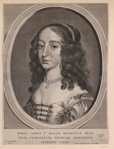 MARIA CAROLI IMI. MAGNAE BRITANNIAE REGIS FILIA PRIMOGENITA, WILHELMI ARAVSIONVM PRINCIPIS VXOR MARIA CAROLI IMI. MAGNAE BRITANNIAE REGIS FILIA PRIMOGENITA, WILHELMI ARAVSIONVM PRINCIPIS VXOR