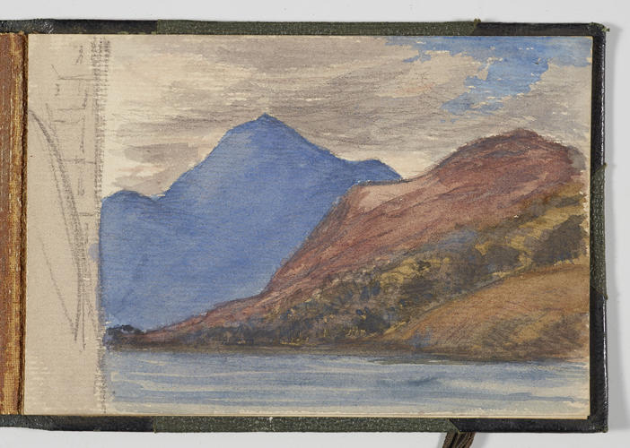 Master: Sketchbook of Princess Louise Balmoral 30 September 1865
Item: A Highland landscape
