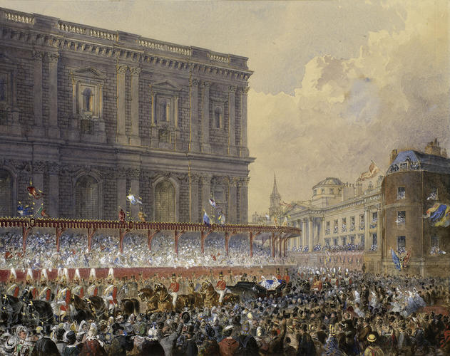 Arrival of Princess Alexandra: St Paul's Cathedral (1863)