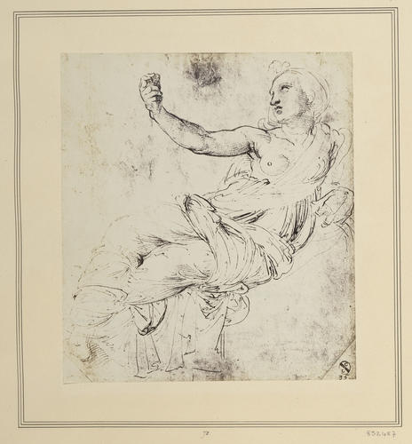 Study for a figure of a muse