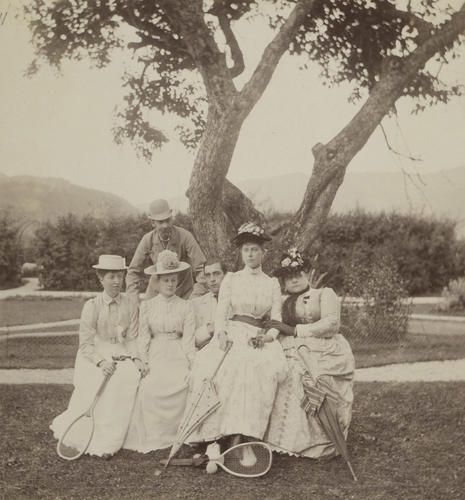 Tennis Party, Partenkirchen, August 1890 Tennis Party, Partenkirchen, August 1890