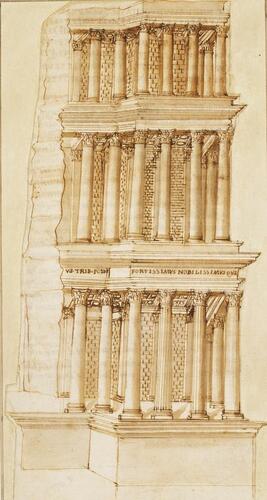 Septizonium, Rome: elevation