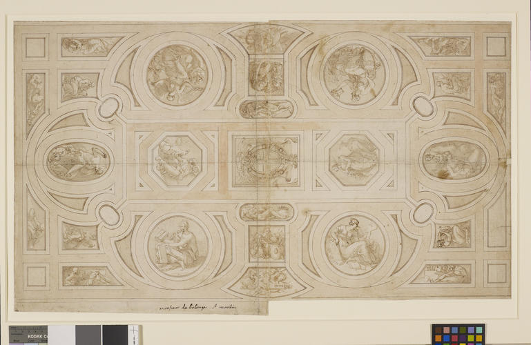 A design for the decoration of a ceiling