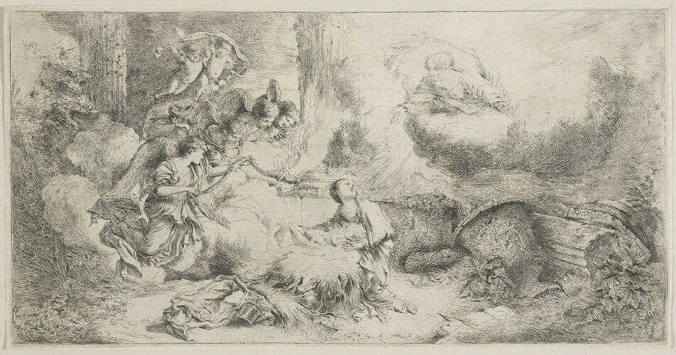 The Nativity with God the Father and Angels