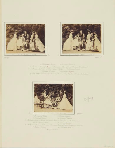 The nine children of Queen Victoria and the Prince Consort at the Rosenau, Coburg, 1865 [in Portraits of Royal Children Vol. 9 1865]
