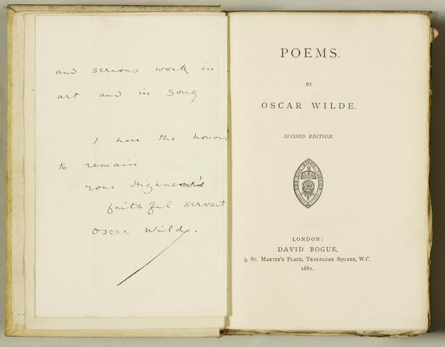 Poems / by Oscar Wilde