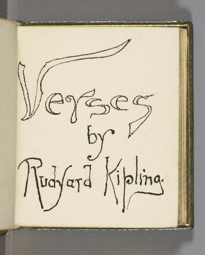Verses / by Rudyard Kipling