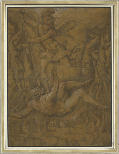 St Michael casting down Lucifer St Michael casting down Lucifer