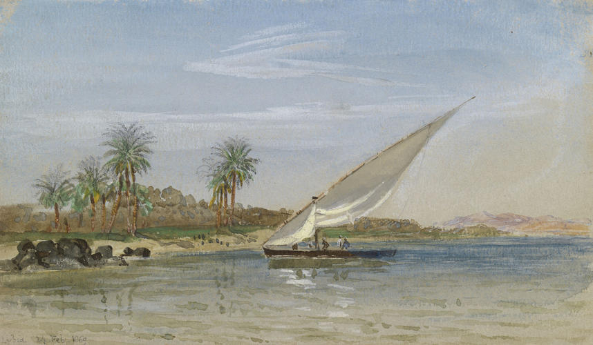 Egyptian boat above the First Cataract