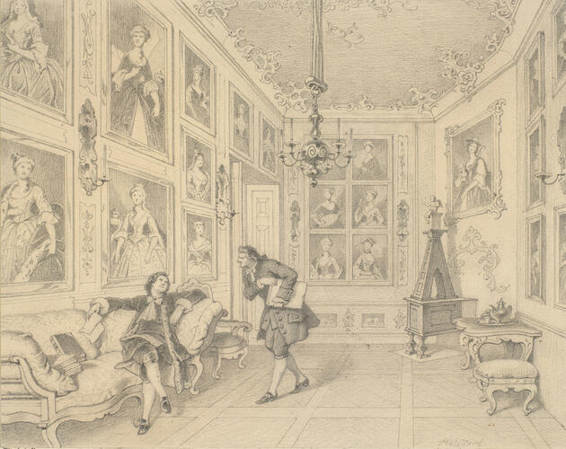 Schloss Molsdorf: reconstruction of the 'Room of Ladies' Schloss Molsdorf: reconstruction of the 'Room of Ladies'
