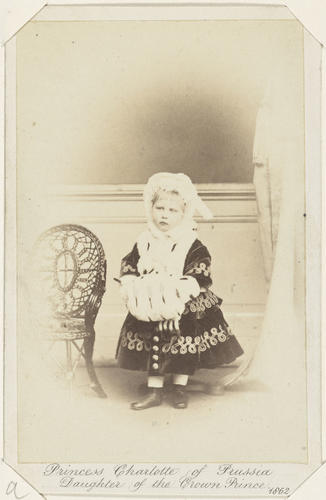 The Duchess of Saxe-Meiningen (1860-1919), when Princess Charlotte of Prussia The Duchess of Saxe-Meiningen (1860-1919), when Princess Charlotte of Prussia