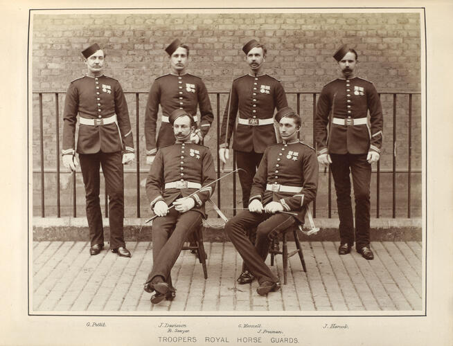 Troopers from the Royal Horse Guards who served in the Anglo-Egyptian War